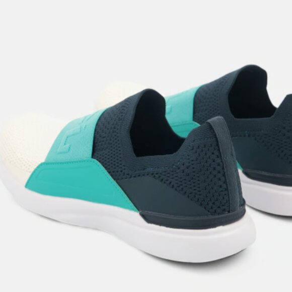 APL Techloom Bliss Slip On Training Shoes Green/White/Teal SZ 10 NEW - Picture 3 of 8